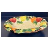 LL  - Fitz & Floyd Fruit Motif Ceramic Collection - Plate, Bowls, Mug and More