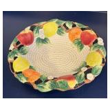 LL  - Fitz & Floyd Fruit Motif Ceramic Collection - Plate, Bowls, Mug and More