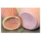 LL  - Vintage Pink Pottery by USA Pottery and More
