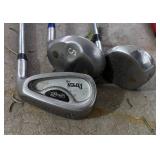 G - Variety Assorted Golf Clubs Including Putters, Irons and Woods