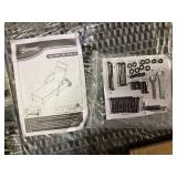 Outsunny Wicker Outdoor Chaise Lounge, 5-Level Adjustable Backrest PE Rattan Pool Lounge Chair with Wheels, Cushion & Headrest, Mixed Gray and Charcoal Gray