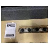 HOMCOM 51" Ottoman Storage Bench, Linen Fabric Storage Chest with Lift Top, Tufted Ottoman with Storage for Living Room, Entryway, Bedroom, Gray