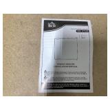 HOMCOM 1.1 Cu.Ft Countertop Mini Freezer, Compact Upright Freezer with Removable Shelves, Silver (Transit Damage)