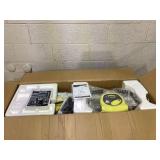 Soozier Foldable Upright Training Exercise Bike Indoor Stationary X Bike with 8 Levels of Magnetic Resistance for Aerobic Exercise, Yellow