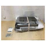 Outsunny PE Rattan Rocking Recliner with Footrest, Gray (Maybe Missing Hardware)