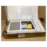 PawHut Wooden Rabbit Hutch with Openable Asphalt Roof, Tray, Brown  33.1" x 16.9" x 27.6"