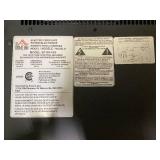 HOMCOM Electric Fireplace, Freestanding Heater with LED Log Flame, Overheat Protection and Remote Control, 1400W, White Fireplace Insert Dimension: 18" W x 5" D x 17.25" (Missing Mantel)