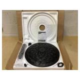 Outsunny 19" Patio Umbrella Base, 26 lbs Concrete Heavy Duty Umbrella Stand, Round Patio Umbrella Holder for 1.5"/1.9" Umbrella Poles for Outdoor, Lawn, Poolside, Black