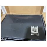 PawHut 43" Heavy Duty Dog Crate, Strong Steel Foldable Large Dog Crate with 4 Lockable Wheels, Double Doors, Openable Top and Removable Trays for Medium and Large Dogs, Black  43" x 28" x 33.75"