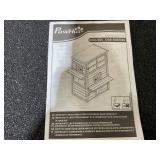 PawHut Cat House, Outdoor 3-Tier Kitty Shelter, Weather Resistant, w/ Escape Door