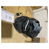 HOMCOM 12ft Halloween Inflatables Outdoor Decorations, Pumpkin Reaper with Skeleton Skull, Outdoor Giant Blow Up Yard Decor with Build-in LED for Garden, Lawn, Party, Holiday (USED)