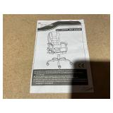 Vinsetto 7-Point Vibrating Massage Office Chair High Back Executive Recliner with Lumbar Support, Footrest, Reclining Back, Adjustable Height, Black (Missing Hardware)