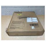 Outsunny 22" 42 lbs Round Resin Umbrella Base Stand Market Parasol Holder with Beautiful Decorative Pattern & Easy Setup, for ?1.5", ?1.89" Pole, for Lawn, Deck, Backyard, Garden, Bronze