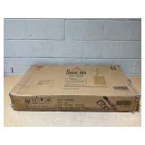 HOMCOM 3-Piece Industrial Dining Table Set for 2, Kitchen Table and Chairs, Dining Room Sets for Small Spaces, Rustic Brown