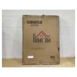 HOMCOM 3-Panel Folding Fireplace Screen, Metal Mesh Fire Spark Guard for Wood Burning, 49.5" x 31.5", Black