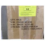 HOMCOM 10,000 BTU Moible Air Conditioner 440 Sq. Ft., Dehumidifier Fan Auto Sleep with 24H Timer On/Off, Window Kit, White