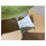 Qaba Kids Plush Ride-On Rocking Horse Toy Dinosaur Ride on Rocker Green with Realistic Sounds