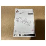 Aosom Kids Ride on Tractor with Back Trailer, Shovel & Rake, Horn, Pedal Go Kart for 3 Years Old, Yellow