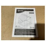 Outsunny Wooden Sandbox with Canopy, House Design for 3-7 Years Old, Brown