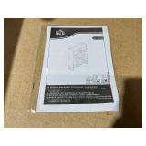 HOMCOM Slim Shoe Storage Cabinet, Shoes Cabinet Organizer with 2 Flip Drawers, Adjustable Shelves for 12 Pair, Distressed White