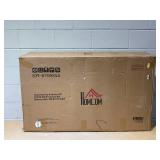 HOMCOM Chair Bed W/ Adjustable Backrest, 2-in-1 Multi-Functional Sofa Bed, Gray