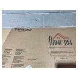 HOMCOM Sideboard Buffet Cabinet with Storage, Modern Coffee Bar Cabinet with 4 Drawers and Slatted Bottom Shelf, Console Table for Kitchen, Living Room, Dining Room, Hallway, Red 31.5"x15.75"x31.5"