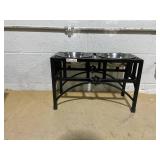 Adigyco Double Stainless Steel Heavy Duty Dog Food Bowl Elevated Pet Feeding Station for Medium Dogs, 17 inches