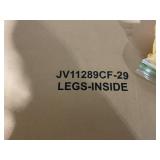 ERGOMASTER Wooden Saddle Bar Stools Set of 4, 24-Inch Counter Height Backless Rustic Barstools for Kitchen Island, Dining Room, Pub