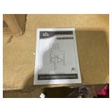 HOMCOM Modern Bar Stools, Tufted Upholstered Barstools, Pub Chairs with Back, Rubber Wood Legs for Kitchen, Dinning Room, Set of 2, Grey