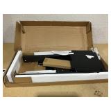 HOMCOM 2-Tier Side Table with Drawer Shelf, End Table for Living Room Hallway, Black