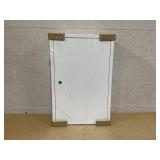 kleankin Steel Wall Mount Medicine Cabinet 3 Tier Emergency Box for Bathroom Kitchen, Lockable with 2 Keys - White  15.75