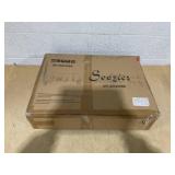 Soozier 12-Ball Sports Rack, Ball Holder Basketball Rack for Garage, Classroom or Gym, Athletic Gear Organizer