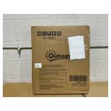 Outsunny 18" 20 lbs Round Resin Umbrella Base Stand Market Parasol Holder with Decorative Rose Floral Pattern & Easy Setup, for ?1.5", ?1.89" Pole, for Lawn, Deck, Backyard, Garden, Bronze