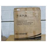 Crestlive Products 30lbs Steel Teak Patio Umbrella Base