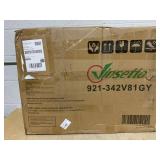 Vinsetto 7-Point Vibrating Massage Office Chair High Back Massaging Office Desk Chair with Lumbar Support, Footrest, Gray