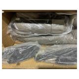 Vinsetto 7-Point Vibrating Massage Office Chair High Back Massaging Office Desk Chair with Lumbar Support, Footrest, Gray