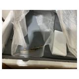 HOMCOM Kitchen Island on Wheels, Rolling Kitchen Cart with Stainless Steel Countertop, Drawer, Towel Rack and Spice Rack, Utility Storage Trolley, Gray