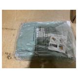 Chezmoi Collection Rory Sage Green Comforter Set Queen Size 3-Piece Fluffy Soft Lightweight Bedding Triangle Quilted Stone-Washed Microfiber Comforter Set for All Season