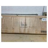 HOMCOM 67" Pinewood Kitchen Pantry Storage Cabinet, Freestanding Cabinets with Doors and Shelves, Dining Room 30.75" x 12.25" x 67.25"