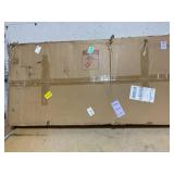 Outsunny 2-Seat Outdoor Glider Swing, Center Coffee Table and Independent Chairs, Supports Up to 352 lbs., Loveseat with Breathable Sling for Backyard, Garden, and Porch, Brown