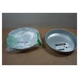 *2* Bergan 3 Quart Galvanized Pet Bowls
