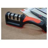 Copper Knife Set, Sharpener and Scissors