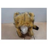 Tail and Ear Faux Fur Adult Hat