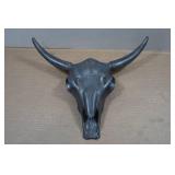 Resin Texas Longhorn Bull Skull Wall Décor