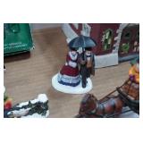 Assorted Department 56 Christmas Village Pieces