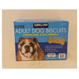 NEW KIRKLAND SIGNATURE PREMIUM ADULT DOG BISCUITS (CHICKEN AND RICE FORMULA)