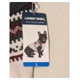NEW LANDS’ END FAMILY HOLIDAY SWEATER SIZE LARGE