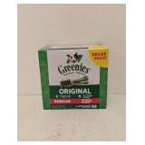 NEW GREENIES DENTAL TREATS REGULAR FOR DOGS 36PK.