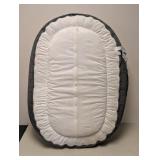 NEW KIRKLAND SIGNATURE CUDDLER PET BED (GRAY/CREAM)