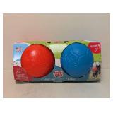 NEW JOLLY PETS 8” SOCCER BALL 2PK.